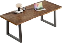 Solid Wood Computer Desk  Rustic Style  55-inch