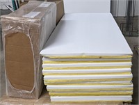 Pallet w/ Freezer Panels, Ceiling Tile, 3 Tube