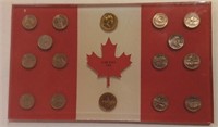 Canada 125 Coin Set 1992 In Resin Display