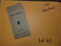1937 Style Book IU Dept of Journalism