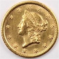 1852-O Gold $1 Liberty Head - BU