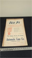 ICY PI PAPER SIGN