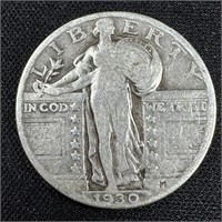 1930 Standing Liberty Silver Quarter