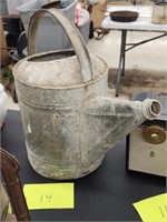 Vintage galvanized Watering can