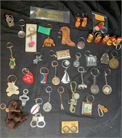40 Vintage Key Chains