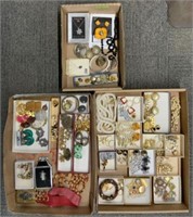 Lot: 3 Bxs. of Assorted Costume Jewelry.
