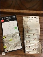 Vintage Silver Dollar Lures