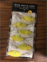 Glow in the Dark Silver Dollar Lures