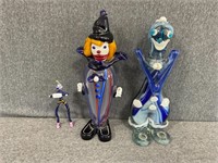 Murano Glass Clowns