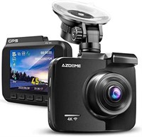 NEW - AZDOME UHD 4K Dash Cam 2160P, GPS WiFi
