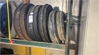 3 RIBBED TIRES MISC LOT SEE SIZES