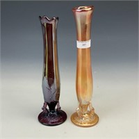 Dugan Marigold & Amethyst Twigs Bud Vase