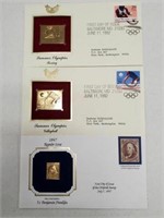 3 Pack of Gold Layered Collector Stamps