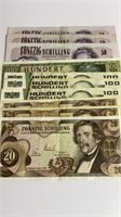 Australian Schilling Currency 1960-80s