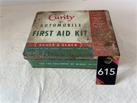 Vtg Curity First Aid Box