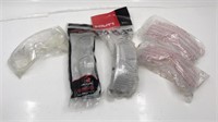5 New Clear Safety Glasses 1- Hilti 1- Mirage Foam
