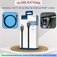 INSIGNIA 10-FT DISPLAYPORT CABLE (4K ULTRA HD)