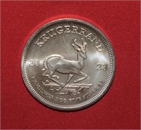 1oz Silver 2023 South Africa Krugerand