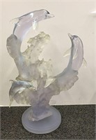 Lucite Dolphin Sculpture