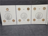 11 Coins  Sacagawea Dollar Coins 2005- 2008 Book