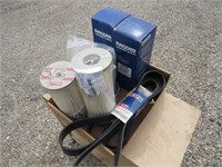 Box of Belts & Fuel Water Separators 6082520,
