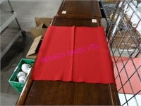 LOT, 57 PIECES RED NAPKINS