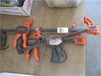 3 adjustable clamps