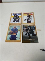 LOT OF 4 OVERSIZED HOCKEY CARDS WITH CROSBY,