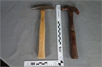 Two (2) small Blue Grass hammers