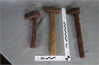 Three (3) small hammers