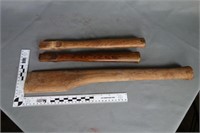Three (3) tool handles