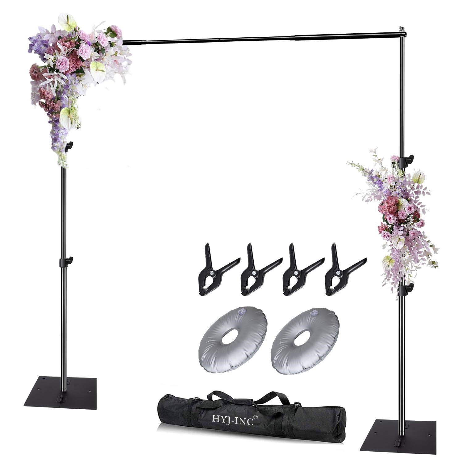 HYJ-INC Pipe and Drape Photography Backdrop Stand