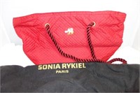 SONIA RYKIEL LADIES HAND BAG W/COVER - MADE IN