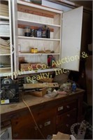 CONTENTS OF SHELVES, DRAWERS, BENCHTOP
