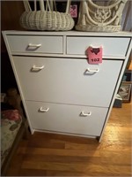 4-Drawer Wood Dresser, White
