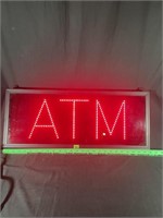 LIGHTED ATM SIGN