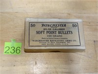 32-20 100gr Winchester Rnds 50ct