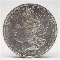 1887-P Morgan Silver Dollar - Unc
