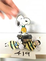 Set Of Snoopy Worlds Best Friend Trophy Hand