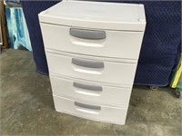 4 Drawer Plastic Storage