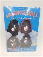 New KISS Legends of the Table Coaster Set