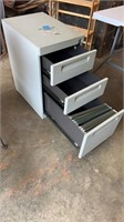 3 Drawer File Cabinet with Key
