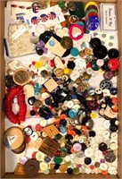 many assorted buttons