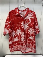 La La Leela Tropical XL Button-Up Miami Shirt