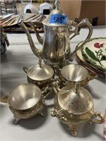 Silver Plate Tea Sets By International Silver