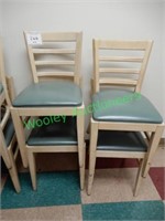 Four Break Room Chairs in Group