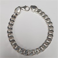 $400 Silver 35.29G 7.5" Bracelet
