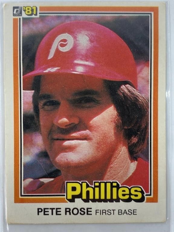 1981 Donruss Premier Pete Rose Card