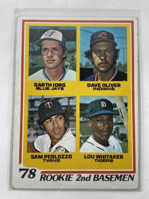 Rookie Card 1978 Topps Lou Whitaker