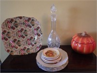 Vintage Pumpkin Cany Dish & More